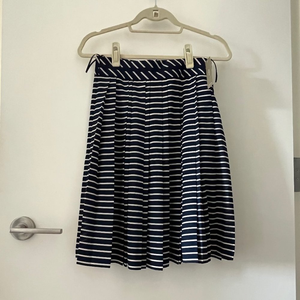 NWT Petite A-Line Pleated Skirt